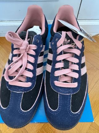 Adidas Samba OG W Azul Rosa Talla 39.5