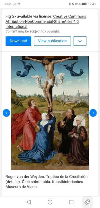 Pintura al óleo religiosa La Crucifixión Apro 1820