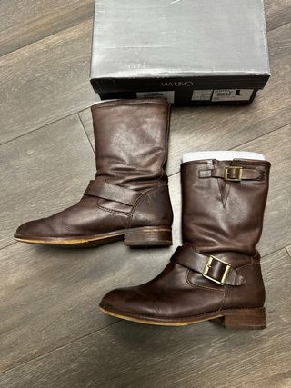 Botas Via Uno Marrones Talla 39