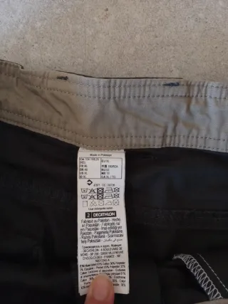 Pantalones cortos Decathlon hombre negros