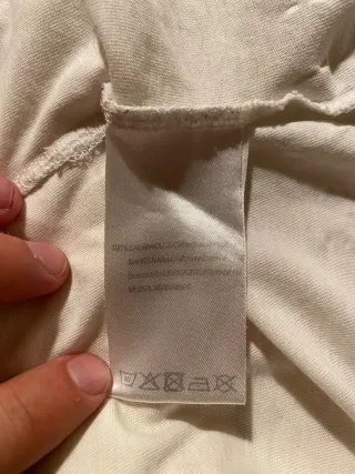 Camiseta estampada Review Talla S blanca