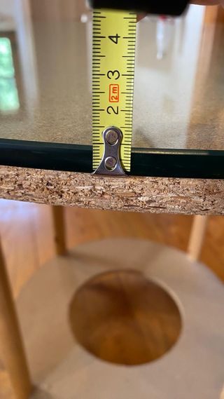 CRISTALMesa camilla redonda cristal