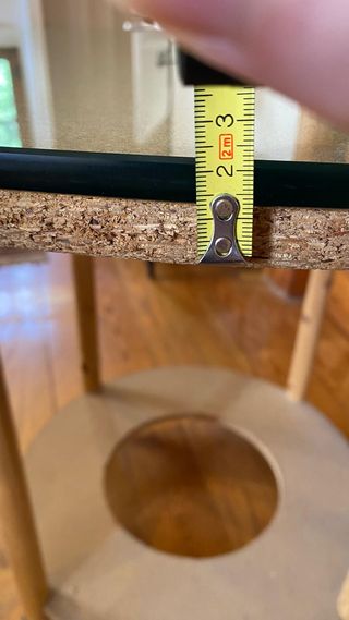 CRISTALMesa camilla redonda cristal