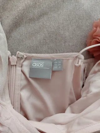 Vestido rosa elegante