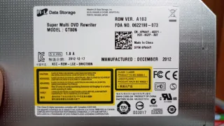 Grabador CD/DVD de ordenador portátil Dell