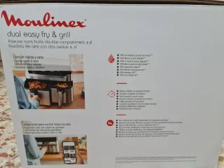 Freidora Aire Moulinex Dual Easy Fry 8.3L