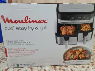Freidora Aire Moulinex Dual Easy Fry 8.3L