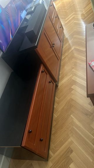 Mesa de centro madera y cristal