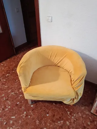 Sillón butaca Ikea blanco