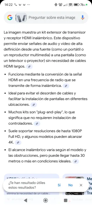 Kit Transmisor y Receptor HDMI Inalámbrico