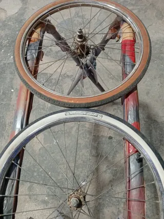 2 Ruedas Completas Bicicleta 20x1 3/8