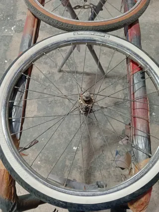 2 Ruedas Completas Bicicleta 20x1 3/8