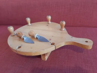 Set tablas y cuchillos italianos para cortar queso