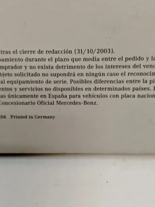 Catálogo Mercedes-Benz Clase S