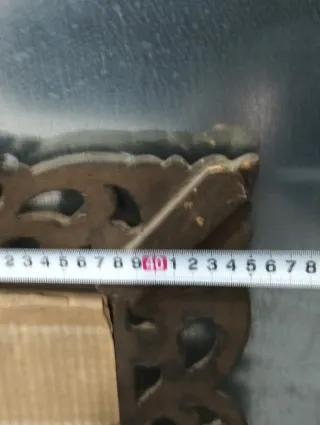 Espejo antiguo marco madera dorado