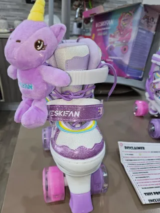 Pattini a rotelle WESKIFAN Unicorno Rosa