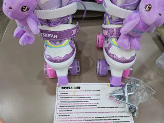 Pattini a rotelle WESKIFAN Unicorno Rosa