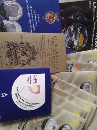 Lote 13 monedas 12€ plata España