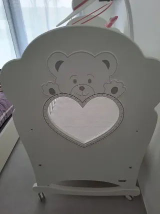 Culla, armadio e fasciatoio marca erbesi