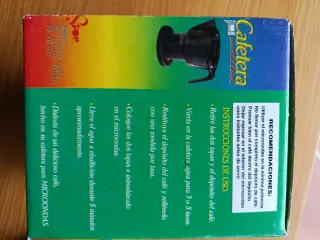 Cafetera Microondas