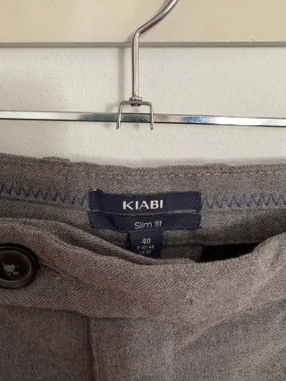 Pantalón gris hombre Talla 40