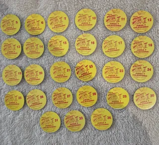 Colección Tazos Street Fighter II Vidal 1994