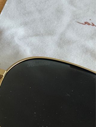 Gafas de sol aviador doradas y moradas Hawkers