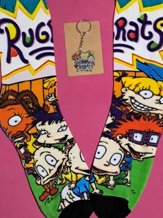 Calcetines y Llavero Rugrats