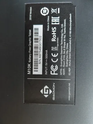 GAOMON M10K Pro tableta gráfica