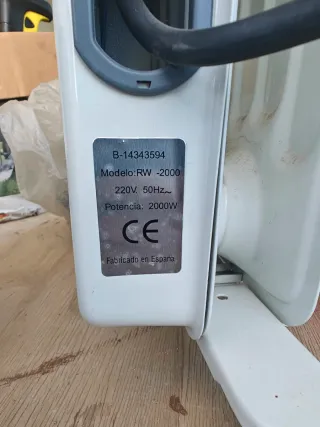 Radiador Eléctrico FM 2000W