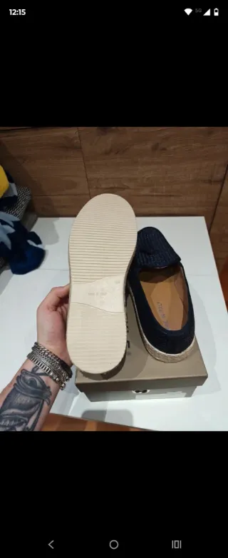 Espadrillas Blu Made in Italy Tg 41