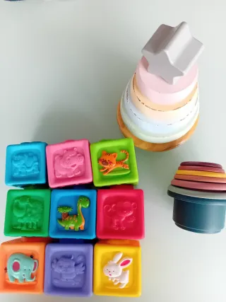 Lote 3 giochi Montessori educativi