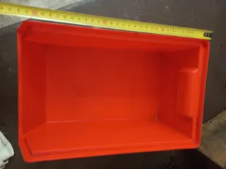 Cubetas gavia de almacenaje plástico