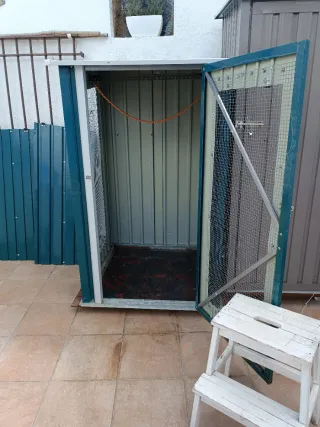 Caseta chapa para voladero pájaros