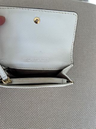 Monedero Michael Kors Blanco con Llavero
