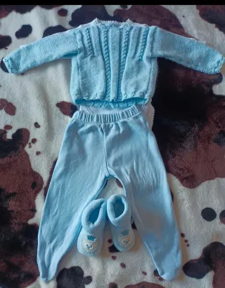 Conjunto bebé 4 piezas azul