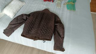 Cazadora Belstaff Marrón y Verde Oliva
