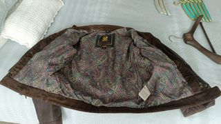 Cazadora Belstaff Marrón y Verde Oliva