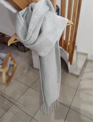 Bufanda gris Bershka