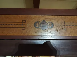 Armario antiguo madera y espejo