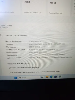 Portátil Lenovo ThinkPad Negro T580