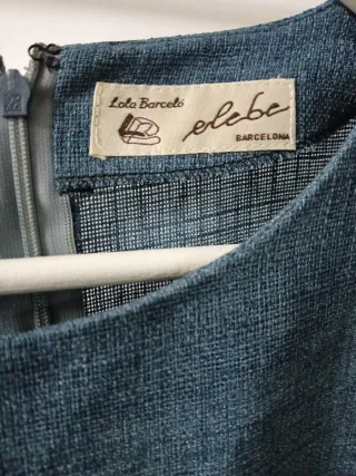 Blusa Lola Barceló Azul Talla L