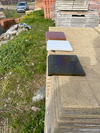 Ladrillos gotera vidriados