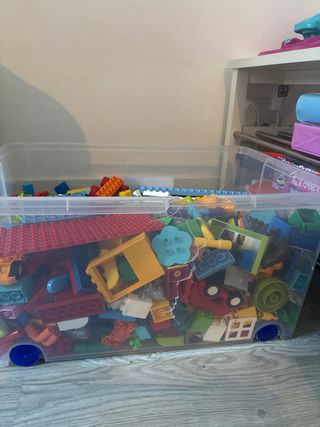 Lote di 2 Scatole con Lego Duplo