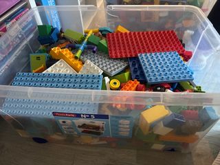 Lote di 2 Scatole con Lego Duplo