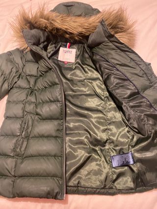 Cazadora Tommy Hilfiger verde con capucha