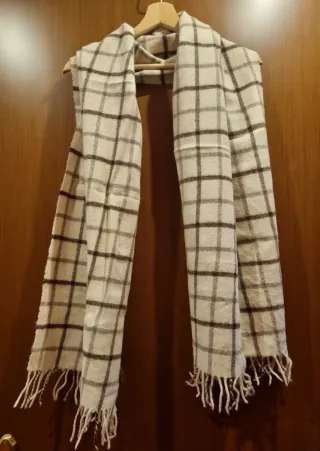 Sciarpa in alpaca a quadri
