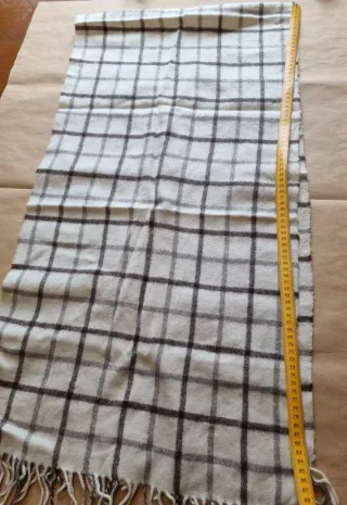 Sciarpa in alpaca a quadri