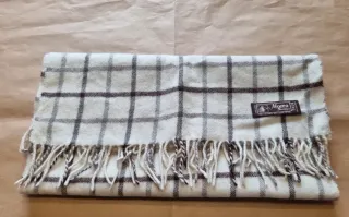 Sciarpa in alpaca a quadri