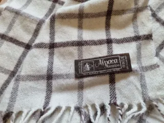 Sciarpa in alpaca a quadri